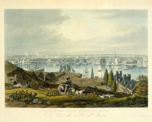 Baltimore from Federal Hill, ca1822